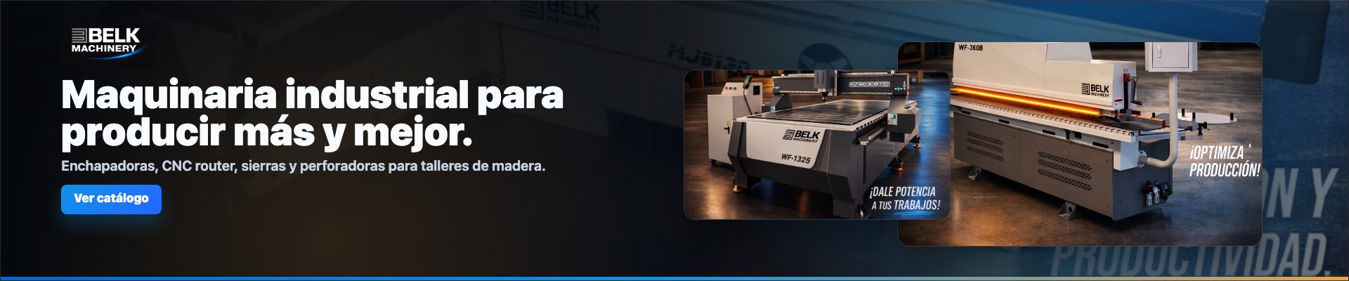 Belk Machinery — Maquinaria industrial para talleres